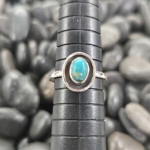 Sterling Silver with Kingman Turquoise Ring